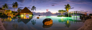Wunschbild als Tragetasche - Sonnenuntergang Auf Tahiti oder mit Ei...