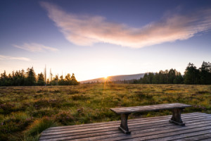 Wunschbild auf Tragetasche - Moorblick Im Harz oder mit Eigenem Foto