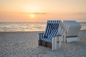 Foto Tragetasche - Sonnenuntergang Am Nordseestrand Auf Sylt oder m...