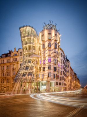 Wunschbild auf Tragetasche - Tanzendes Haus In Prag oder mit Eigene...