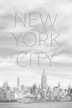 Wunschmotiv auf Tragetasche - Nyc Midtown Manhattan - Text Und Skyl...