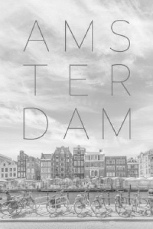 Tragetasche - Amsterdam Singel Mit Blumenmarkt oder mit Eigenem Foto