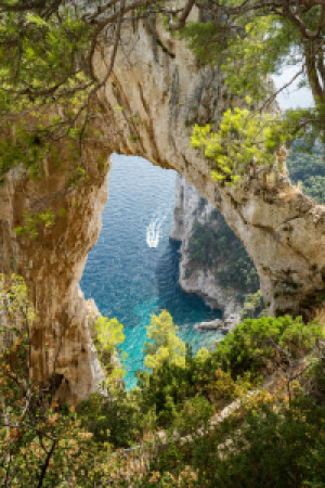Bild Tragetasche - Arco Naturale Felsen Auf Der Insel Capri oder mi...