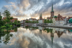 Wunschmotiv Tragetasche - Lübeck Am Morgen oder mit Eigenem Foto