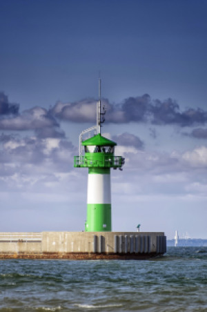 Wunschbild auf Tragetasche - Leuchtturm Travemünde oder mit Eigenem...