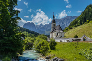 Wunschmotiv als Tragetasche - Pfarrkirche St Sebastian In Ramsau od...