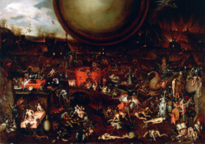 Motiv als Tragetasche - Hell Painting After Hieronymus Bosch oder m...