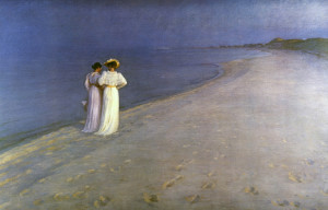 Fotos Tragetasche - P S Kröyer Summer Evening 1893 oder mit Eigenem...