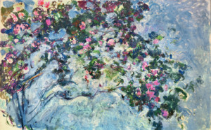 Wunschbild Tragetasche - Monet The Rose-Bush 1925 26 oder mit Eigen...