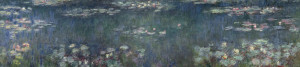 Bild auf Tragetasche - Waterlilies Green Reflections 1914-18 oder m...