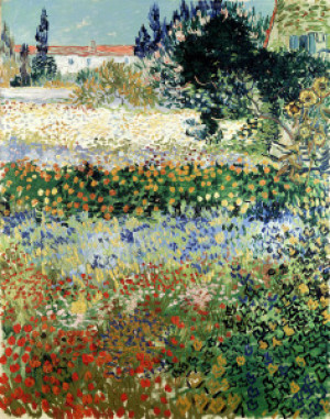 Bilder Tragetasche - Garden In Bloom Arles July 1888 oder mit Eigen...