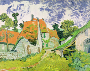Wunschmotiv als Tragetasche - Street In Auvers-Sur-Oise 1890 oder m...