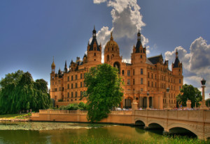 Wunschbild auf Türfolie - Schloss Schwerin oder mit Eigenem Foto