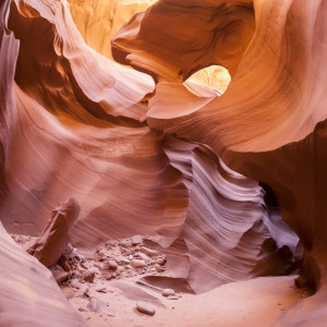 Türfolie - Antelope Canyon Steinschichten oder mit Eigenem Foto