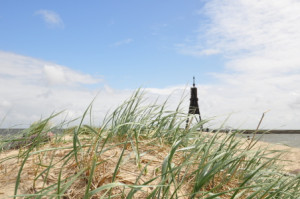 Bild Türfolie - Cuxhaven Kugelbake oder mit Eigenem Foto