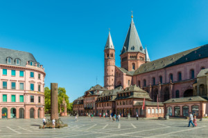 Fotos Türfolie - Marktplatz Mainz 44 oder mit Eigenem Foto