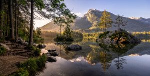 Bild auf Türfolie - Berchtesgadener Land Bayern oder mit Eigenem Foto