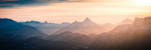 Foto auf Türfolie - Watzmann In Winterlichem Licht oder mit Eigenem...