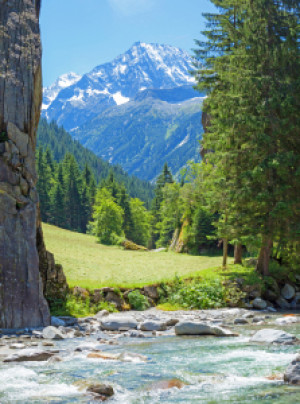 Motiv auf Türfolie - Zillertal oder mit Eigenem Foto