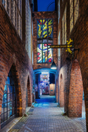 Wunschbild auf Türfolie - Bremen - Hansestadt - Böttcherstraße oder...