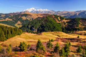 Bild Türfolie - Mont Blanc Panorama - Frankreich oder mit Eigenem F...