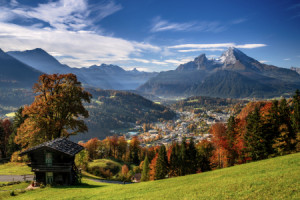 Wunschbild als Türfolie - Herbst In Berchtesgaden oder mit Eigenem ...