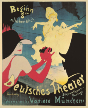 Foto Untersetzer - Deutsches Theater By Walter Schnackenberg - 1910...
