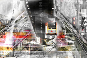 Motiv auf Untersetzer - Wuppertal Schwebebahn oder mit Eigenem Foto