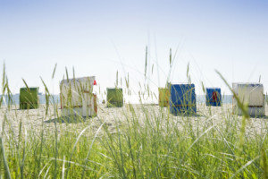 Untersetzer - Strandkörbe In Hell oder mit Eigenem Foto