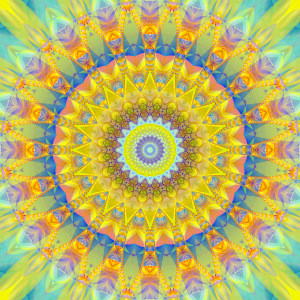 Bilder Untersetzer - Mandala Sonne 2 oder mit Eigenem Foto