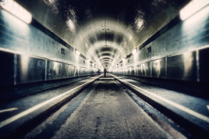 Bild auf Untersetzer - Tunnelblick oder mit Eigenem Foto