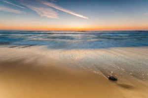 Bild Untersetzer - Sonnenuntergang Am Atlantik oder mit Eigenem Foto