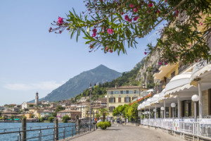 Wunschbild auf Untersetzer - Gardasee Limone Sul Garda oder mit Eig...