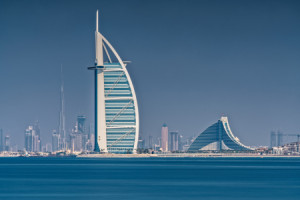 Wunschbild Untersetzer - Skyline Dubai oder mit Eigenem Foto