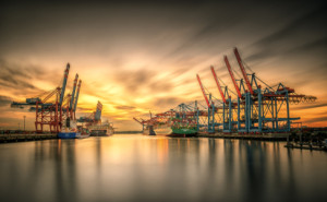Bilder Untersetzer - Waltershofer Hafen V oder mit Eigenem Foto