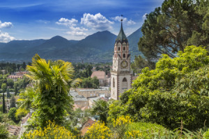 Wunschbild Untersetzer - Meran Pfarrkirche St Nikolaus oder mit Eig...