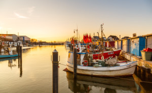 Motiv Untersetzer - Fischerhafen oder mit Eigenem Foto