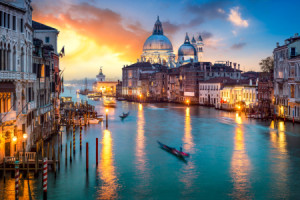 Wunschbild als Untersetzer - Canal Grande In Venedig oder mit Eigen...