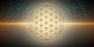 Wunschbild als Untersetzer - Blume Des Lebens - Infinity oder mit E...