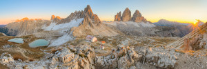 Bild Untersetzer - Drei Zinnen In Südtirol Panorama oder mit Eigene...