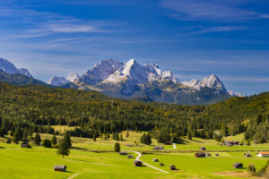 Wunschbild als Untersetzer - Wettersteingebirge oder mit Eigenem Foto