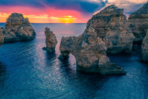 Wunschbild Untersetzer - Ponta Da Piedade oder mit Eigenem Foto