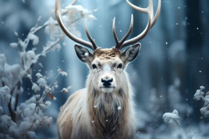Bilder Untersetzer - Platzhirsch Ki oder mit Eigenem Foto