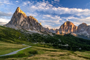 Motiv auf Untersetzer - Passo Giau Dolomiten oder mit Eigenem Foto