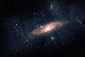 Bild auf Untersetzer - Die Majestätische Andromeda Galaxie oder mit...