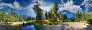 Bilder Untersetzer - Yosemite Valley 360 oder mit Eigenem Foto