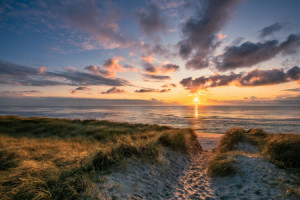 Wunschbild als Untersetzer - Sonnenuntergang Sylt oder mit Eigenem ...