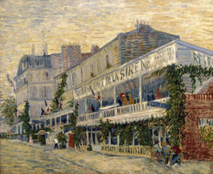 Wunschmotiv als Untersetzer - Van Gogh Restaurant De La Sir Ne 1887...
