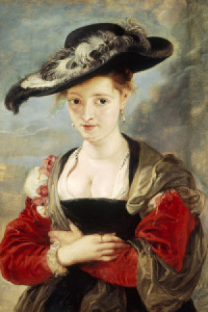 Bild Untersetzer - P P Rubens Le Chapeau De Paille oder mit Eigenem...