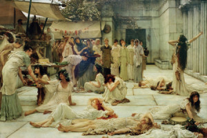 Foto Untersetzer - L Alma-Tadema The Women Of Amphissa oder mit Eig...